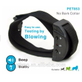 Venda quente Automático Cão Anti Bark Collar Choque Elétrico Vibração e Sensor De Som 7 sensível